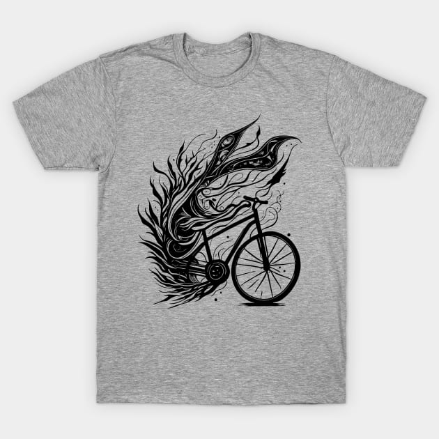 Abstract Bike T-Shirt by Bongonation